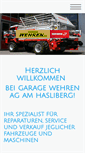 Mobile Screenshot of garagewehren.ch